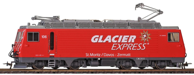 1262 256 MGB HGe 4/4 II 106 "Glacier Express"