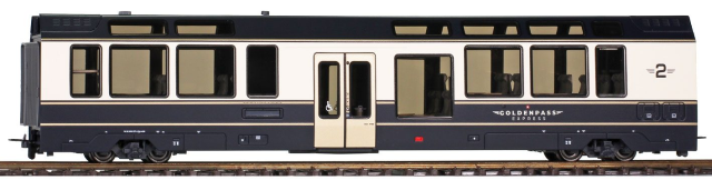 3547 321 MOB Bs 271 "GoldenPass Express" HO 3 rails