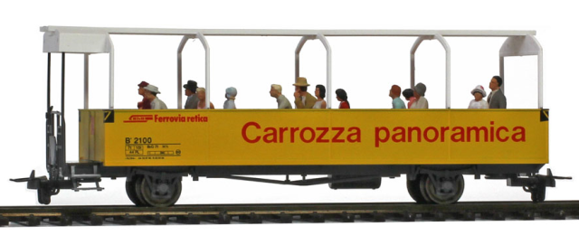 3280 114 RhB B2 2101 avec personnages