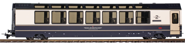 3647 351 MOB Bsi 291 "GoldenPass Express" - Voiture d'interface HO 2 rails