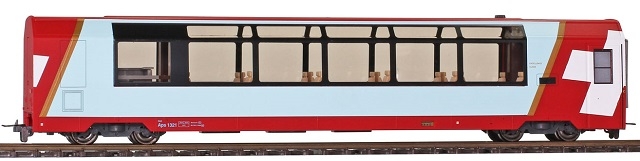 3589 141 RhB Aps 1321 "Glacier Express" "Excellence Class" HO 3 rails